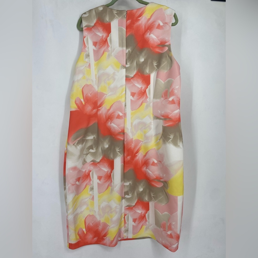 NEW Calvin Klein Pastel Floral Sleeveless Formal Dress Plus Size 18W NWT Easter - Picture 12 of 12